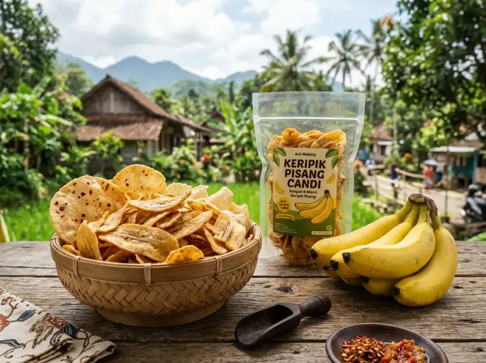 Keripik Pisang Candi & Singkong "Berkah Barokah"